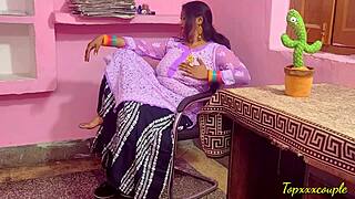 Painful sex for Indian slut in the backroom of her office