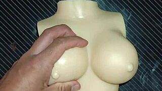 Dolly me asks for double penetration and I finish in her tits