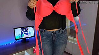 Bikini Try-On Haul with Curvy Pawg Teen