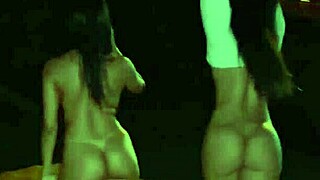The guy with an impressive endowment had sex with me and my friend at the beach