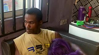 home alone, bold bbw milf licks her pussy