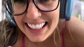 My step daughter gets her pussy licked secretly