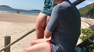 milf teased stranger with tongue and got ass fucked outdoors