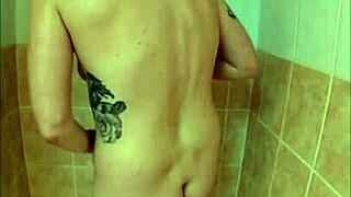 yo, check my wife squirting hard in the shower, pierced nipples dripping! 💦