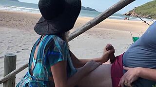 milf teased stranger with tongue and got ass fucked outdoors