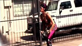 Pretty Brunette Latina Samira Sucks Stiff Pole Before Hard Fucking