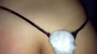 Homemade sex unfolds with hairy ass play.