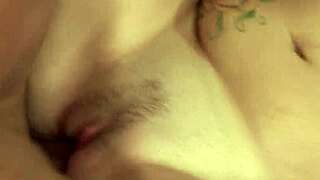 Short-haired woman Charlie James gets her pussy hammered by black hung
