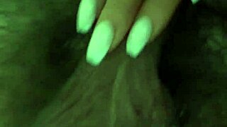 monika fox with tattoo and piercing, licking small cock