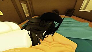 Cosplayer girl takes me home in petite costume