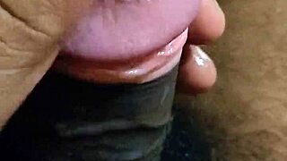 The guy masturbates and gets multiple shots of cum
