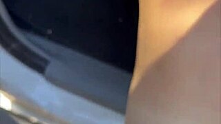 Public fuck with messy finish, pussy and ass
