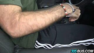 Juicy Latina ass fucked hard on the 305bus for cash 💦