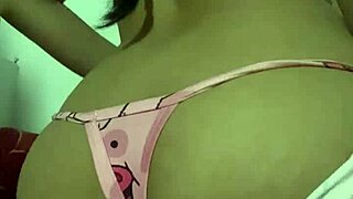 Wow! Innocent Teen18 in Pajamas Craves Double Hot Action!