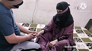 Indian Muslim Bhabhi in Hijab Fucks Husband Hard