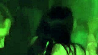 Fucked an 18-year-old brunette beauty behind garages and later on bed