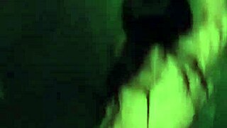 Fucked an 18-year-old brunette beauty behind garages and later on bed