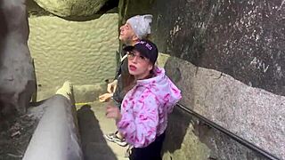 Wow, that scandalous blowjob on guatape rock in colombia! 😲