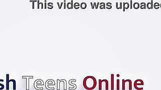 British college teen in uniform takes on anonymous cock. Her first time at the milking table shocks everyone.