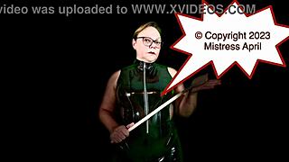 Dominatrix Mistress April - AT YOUR SERVICE with Hardcore BDSM Action!