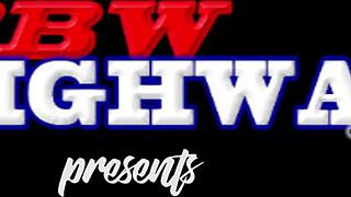 Chubby wife takes two neighbors deep in her throat for fun