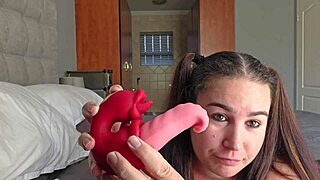 BBW Unboxes Vibrator for Solo Wet Big Pussy Play