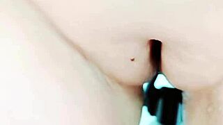 Maturemons Teases with Wet Shaved Pussy Grinding