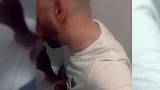 Coroa Pays Me to Suck Him in Gym Locker Room