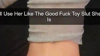 Cheating milf wife caught on Snapchat after club night