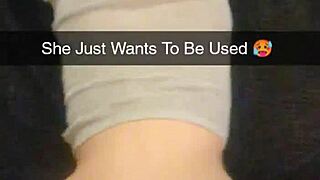 Cheating milf wife caught on Snapchat after club night