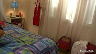 Blonde Creates Homemade Video At Home