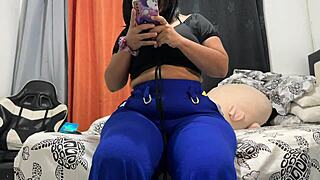 My step-nephew and I are just having fun