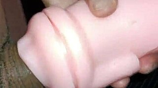 After the kiss, she filled her big mouth with milk and had sex
