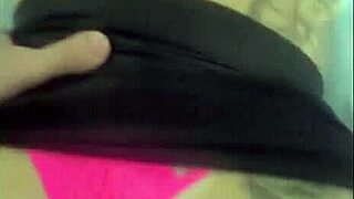 wife feels excited doing striptease in bedroom for first time