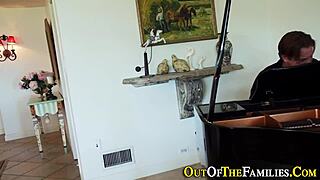 uhh, my real stepsis, like, totally takes my load in her mouth, so wild!