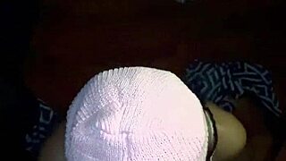 Masked curvy baddie deep throats huge BBC in sexy lingerie. Watch her seduce in homemade close-up action.