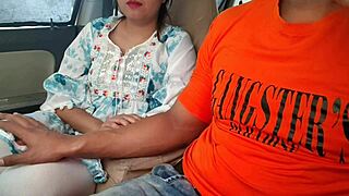 cute desi indian saara bhabhi drilled by huge dick in risky outdoor car sex