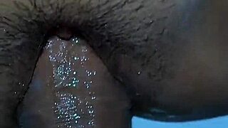Check this juicy pussy closeup creampie with sexy hotel chick
