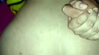 Kimberly's intense anal creampie orgasm