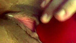 Vibrating clitty with toys until swollen pussy orgasm