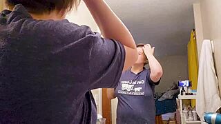 this skinny ebony teen is so wet, playing with her pussy 😍