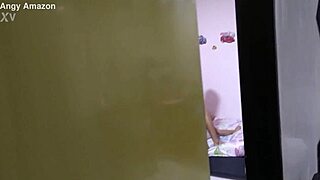 Hubby Watches from Outside the Room How the Young Neighbor Fucks Me Hard! 😱