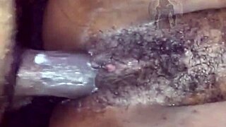 Cheating lesbian with wet pussy takes hard BBC for creampie