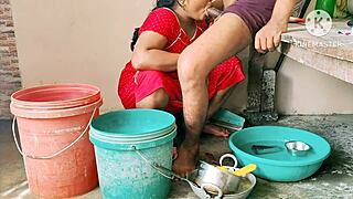 Desi Moms Caught FUKING Neighbor Boys in Rough Backyard Action. Wild HANDJOB Scene!