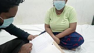 female student seduces teacher with big natural tits at home