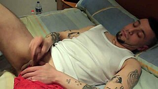 I get off using my wife's panties, then she sucks me dry with her big tits out