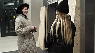 i dominate my cute neighbor with a strapon for lesbian pleasure