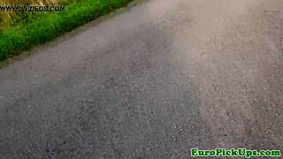 Yo, just picked up this babe and paid her for some wild anal action outdoors.