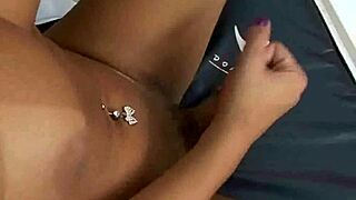 hey, wanna see this latina tranny babe stroking by the pool?