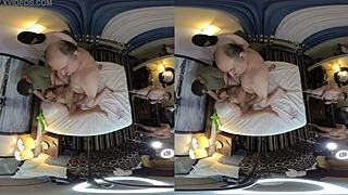 yo, check this vr cowgirl gangbang with a slut riding hard!